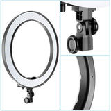 NEEWER 18"/45cm Aro de Luz LED W/Soporte, Soporte Teléfono, Zapata Fría, Filtros, 58W 5600K 0-100% Regulable Gran Anillo Luz Selfie para Cámara Live Stream Maquillaje Estudio Foto Video, RL-18
