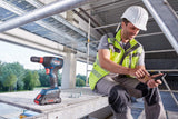Bosch Professional 18V System GDX 18V-200 C - Llave de impacto a batería (Brushless, 200 Nm, conectable, 2 baterías x 5.0 Ah, en L-BOXX)
