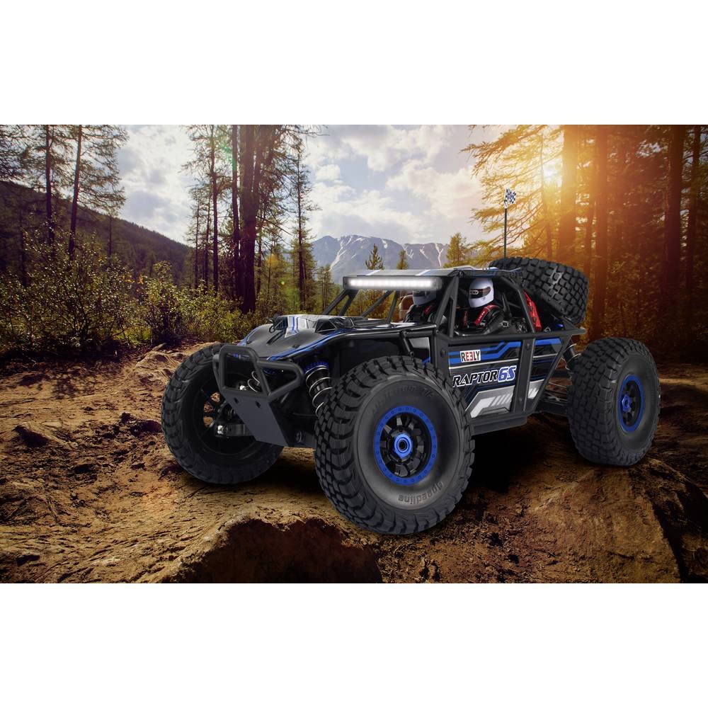 Reely Raptor 6S Brushless 1:8 RC - Coche eléctrico con tracción en Las Cuatro Ruedas (4WD) RTR 2,4 GHz