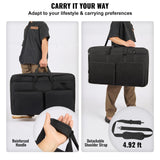 VEVOR Bolsa Acolchada para Mezclador de DJ, Tela Oxford 1200D, Bolsa de Transporte para Equipo de DJ con Bolsillo de Almacenamiento, Correa de Hombro Extraíble, 830 x 220 x 520 mm de Dimensiones