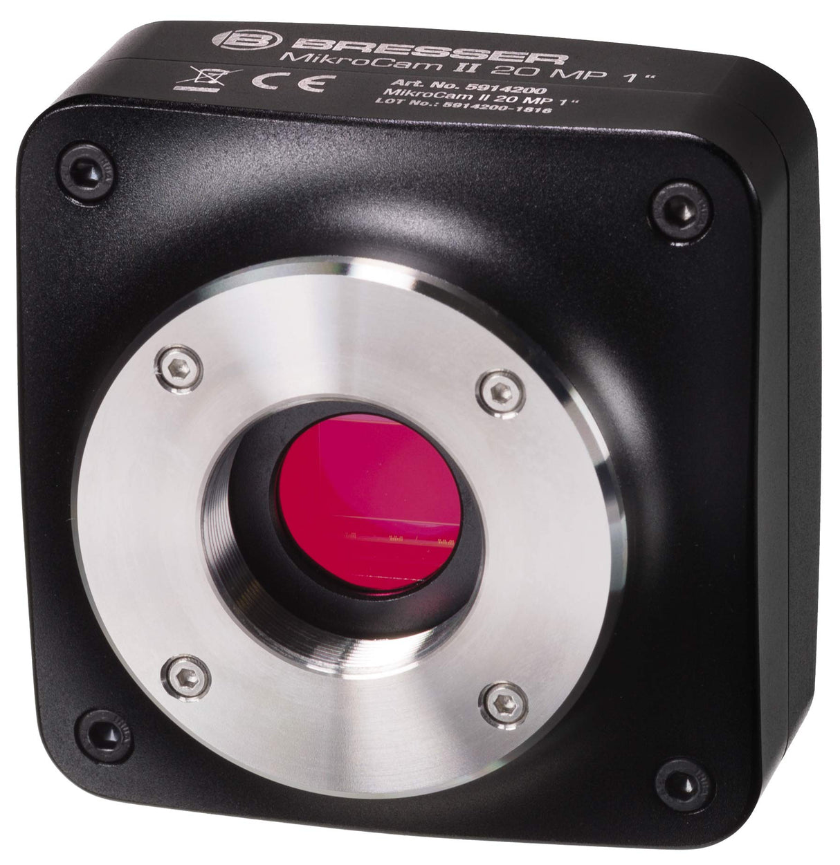 Bresser MikroCam II - Cámara microscópica (20 MP, 1 Pulgada, USB 3.0, Sensor Sony IMX183)