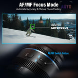 SIRUI Lente anamórfica T1.8 1.33X de 20 mm, lente de enfoque automático S35 para cámaras de montaje L, DC-S5/S5M2, DC-S1/S1H/S1R, DC-S9, SL1, CL, FP, FPL (destello azul)