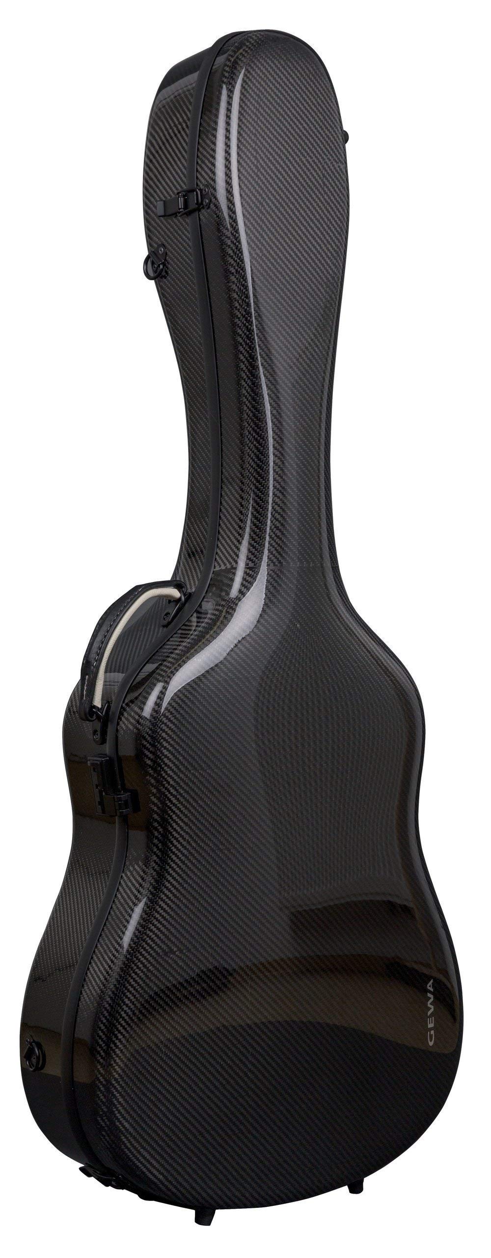 GEWA Estuche Guitarra Masterpieces de Luxe, Guitarra Acústica, 100% de carbono, Fabricado en Alemania