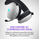 Alienware Dual Mode Wireless Gaming Headset - AW720H (Lunar Light)