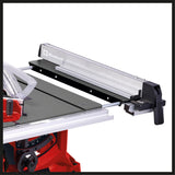 Einhell Sierra de mesa circular TC-TS 2225 U (máx. 2200W, arranque suave, Ø254 x Ø30 mm hoja, tope paralelo/angular, ajuste de altura hasta 80mm) Negro Y Rojo