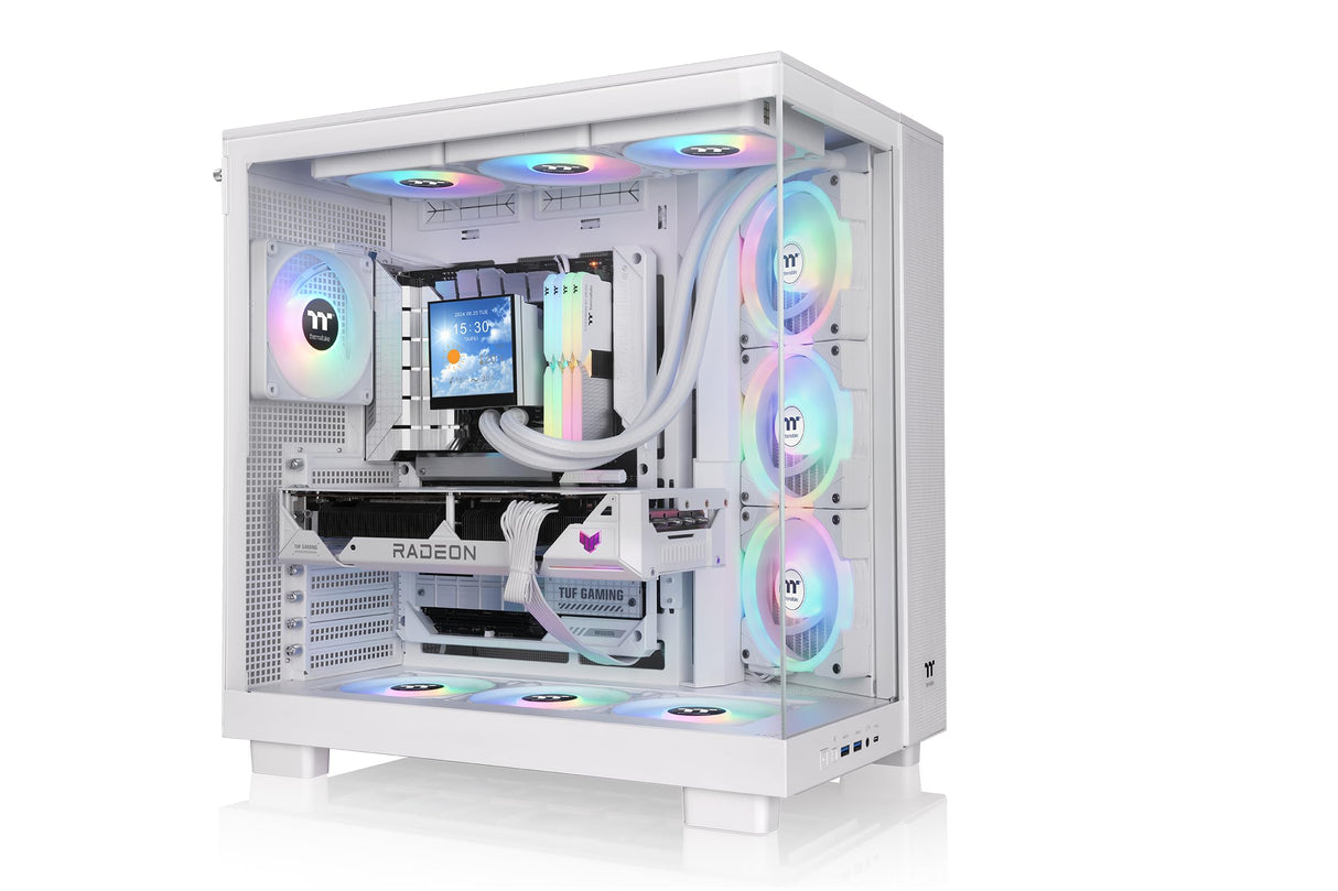 Thermaltake View 380 XL TG ARGB | Mid Tower Chassis | Blanco Nieve