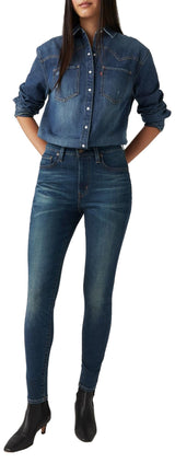 Levi's 721 High Rise Skinny Vaqueros, Miles Apart, 28W / 28L Mujer