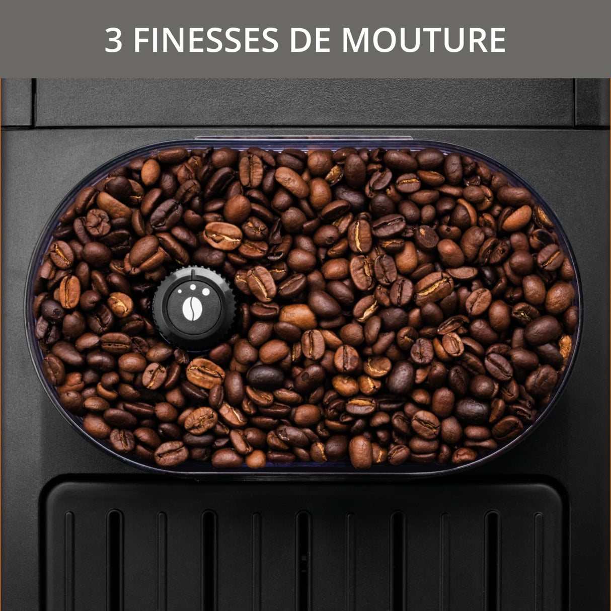 Krups YY8125FD - Máquina espresso, automática, de café molido, 1400 W, 1.6 L, negro