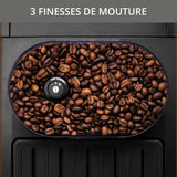 Krups YY8125FD - Máquina espresso, automática, de café molido, 1400 W, 1.6 L, negro