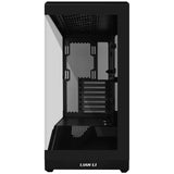 Lian Li V100 Mid Tower Case - Negro, Soporte ATX, Panel Frontal de Malla, Vidrio Templado, USB-C, Panel Lateral sin Herramientas