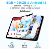 DOOGEE T20 Android 12 Tablet táctil de 10,4 Pulgadas, 15 GB+256GB/TF 1TB, Tablet Dual 4G LTE+5G WiFi, 16MP+8MP, FHD 2000 x 1200, 8300mAh,Octa-Core/Face ID/PC Mode/OTG/GPS/2 años Garantía/TUV