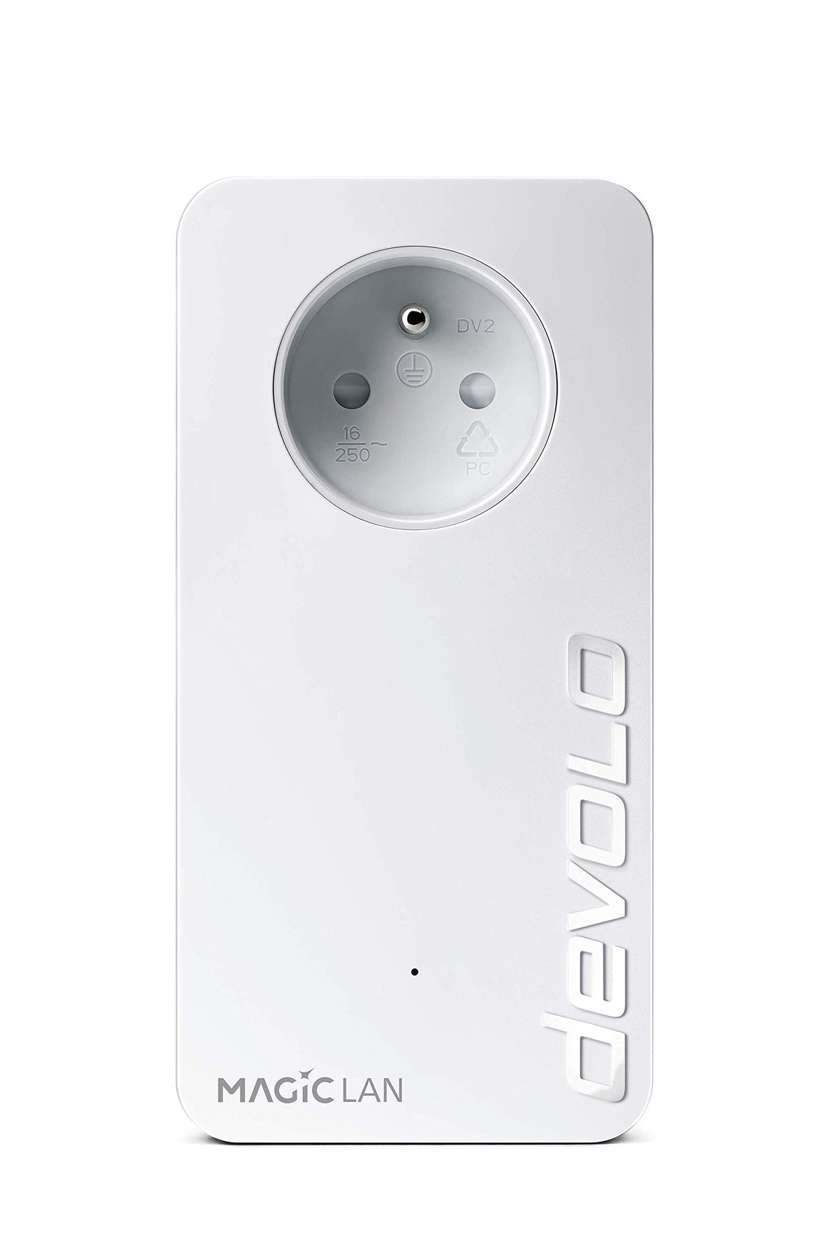 devolo Magic 2 LAN Triple - Kit de Inicio de PLC, con 3 Puertos Ethernet, para televisor Inteligente, Ordenador y Consola de Juegos, Enchufe francés