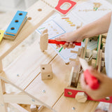 Melissa & Doug - Banco de Trabajo para proyectos de Madera (12369)