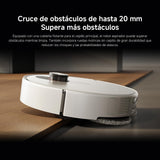 XIAOMI Robot Vacuum 5 Pro - Succión de 20.000 Pa, IA para Evitar obstáculos, Detección automática de Suciedad, Láser dToF, Brazos robóticos duales, Autolimpieza a 80 °C para Mejor Rendimiento