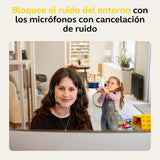 Jabra Engage 55 Auriculares Inalámbricos Estéreo con Adaptador Link 400 USB-A DECT, Micrófono con Cancelación de Ruido, Protección Auditiva - Certificado para MS Teams - Negro