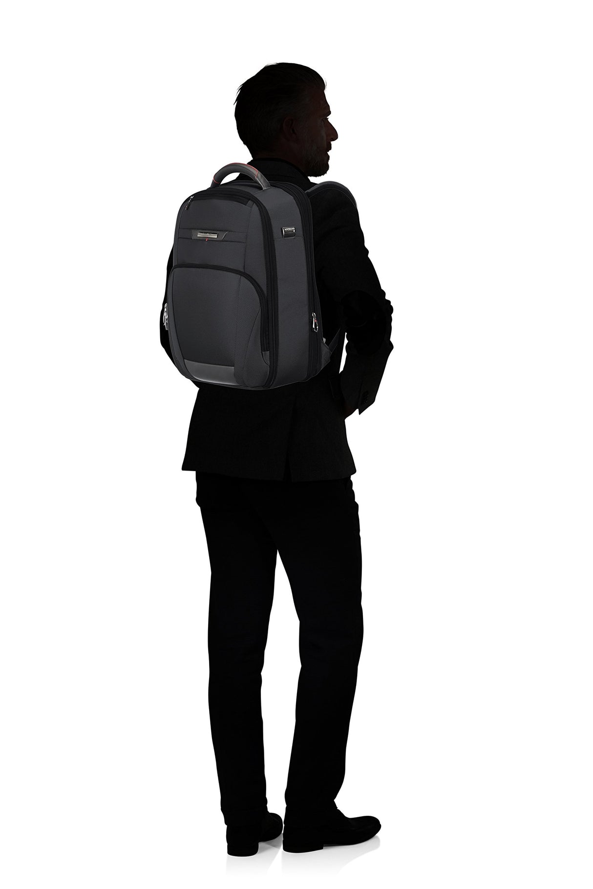 Samsonite Pro -DLX 5-15.6 pulgadas de mochila para laptop expandible, 44.5 cm, 21/26 L, negro (negro)