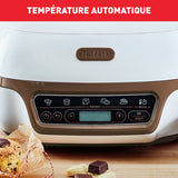 Tefal Cake Factory - Máquina inteligente para tartas, electrodoméstico de cocción, de pastelería, máquina de pan, magdalenas, con 4 moldes, 5 programas, compatible con moldes Crispybake KD802112