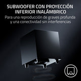 Razer Nommo V2 Pro - Altavoces Gaming de Rango Completo 2.1 para PC con Subwoofer Inalámbrico (Diafragmas de Gama Completa de 3 pulgadas con Correctores de Fase de Aluminio, THX Spatial Audio) Negro