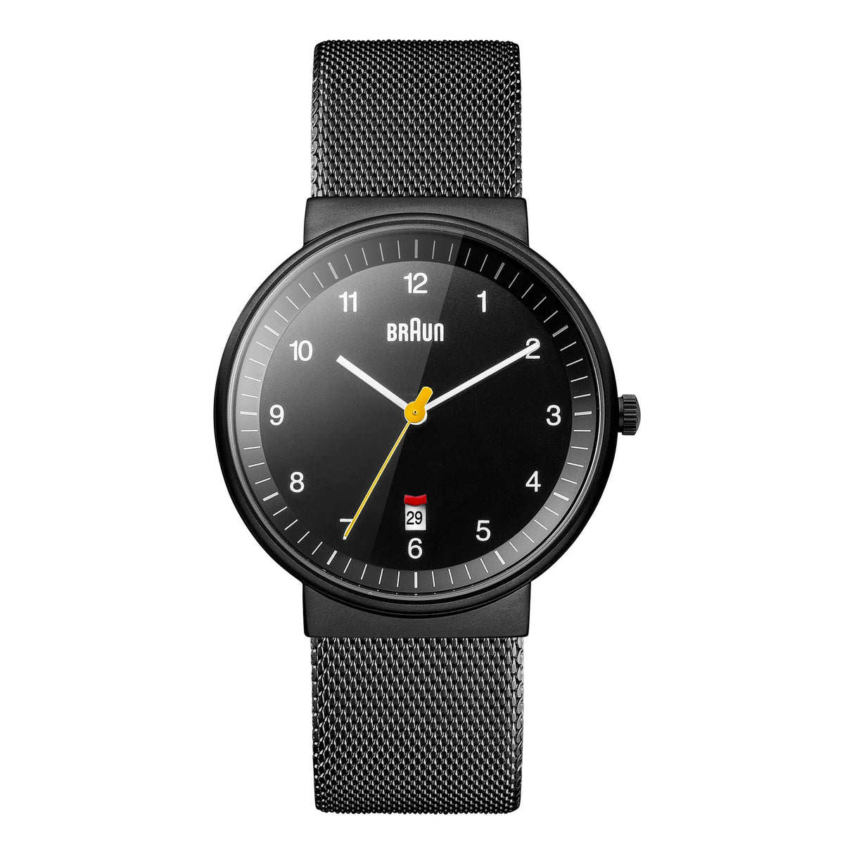 Braun Classic Gent Reloj para Hombre Analógico de Cuarzo japonés con Brazalete de Acero Inoxidable BN0032BKBKMHG