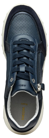 Geox D ALLENIEE B, Zapatillas Mujer, Navy, 37 EU