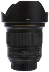 Lente Nikon Nikkor AF-S 20mm F / 1.8G ED, Negro [Nikon Tarjeta: 4 años de garantía]