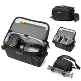 Lowepro ProTactic Lite SLX 110 AW III Bolsa Bandolera para Cámara, Cámara Profesional, Cubierta para Lluvia, Mochila Cruzada Ligera, para Fotógrafo, Videógrafo, Volumen 4L, para DSLR/Sin Espejo