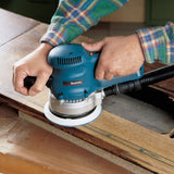 Makita BO6030JX Lijadora rotorbital 150mm 310W + 30 discos de lijado + maletin Makpac