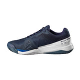 Wilson Rush Pro 4.0 Clay, Sneaker Hombre, Navy Blazer/White/Lapis Blue, 41 1/3 EU