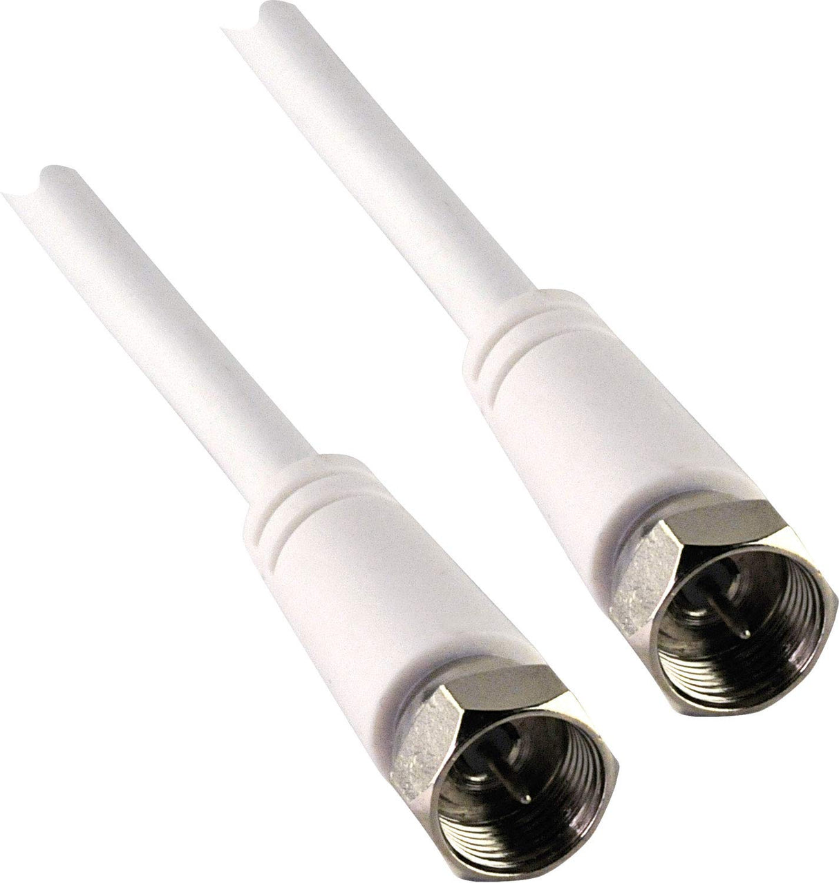 Schwaiger kvc215052 Cable de conexión satélite (75db, 1,5 m, Conector F a Conector F), Color Blanco