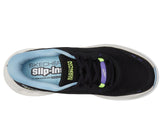 Skechers MAX Cushioning Glide-Step Caledonia, Zapatillas Mujer, Black, 39 EU