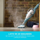 BLACK+DECKER Fregona a vapor y limpiador de mano multifunción 10 en 1 con guante y accesorios STEAMitt, BHSM1615DAM-QS