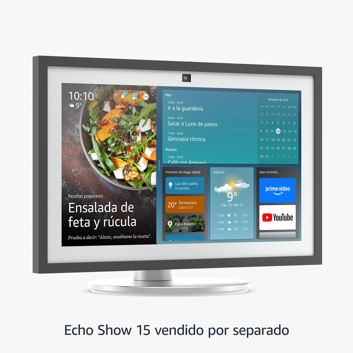 Soporte regulable prémium de Amazon, diseñado para el Amazon Echo Show 15 (vendido por separado)
