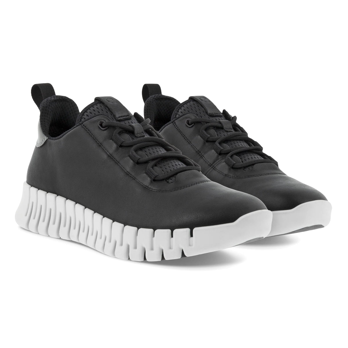 ECCO Gruuv Zapatillas para Mujer, Black Light Grey, 38 EU
