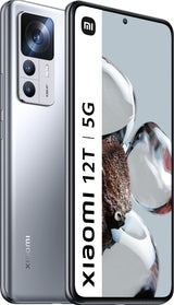 Xiaomi L12A 12T Smartphone, 8 GB RAM + 128 GB UFS, Pantalla AMOLED 120 Hz, Plata Lunar