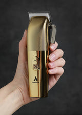 Andis Cortapelos inalámbrico Envy II Edición Premium, cortadora de barba y cabello eléctrica profesional de iones de litio, cuchilla Phaze, inalámbrica, dorada.