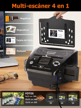Rollei PDF S 240 SE Escáner Fotos, Convertidor de Diapositivas y Negativos Fotográficos 35mm 135/Fotos Antiguas (3R/4R/5R)/Tarjeta de Visita a Digital de Ordenador en Casa y Oficina