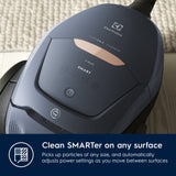 Electrolux PureD8 Pure D8 PD82-8DB-Aspiradora con Bolsa ultrasilenciosa-Regulador automático de Potencia SmartMode y tecnología PureSound-Color Azul, plástico, 600 W, 3.5 Liters, 57 Decibeles