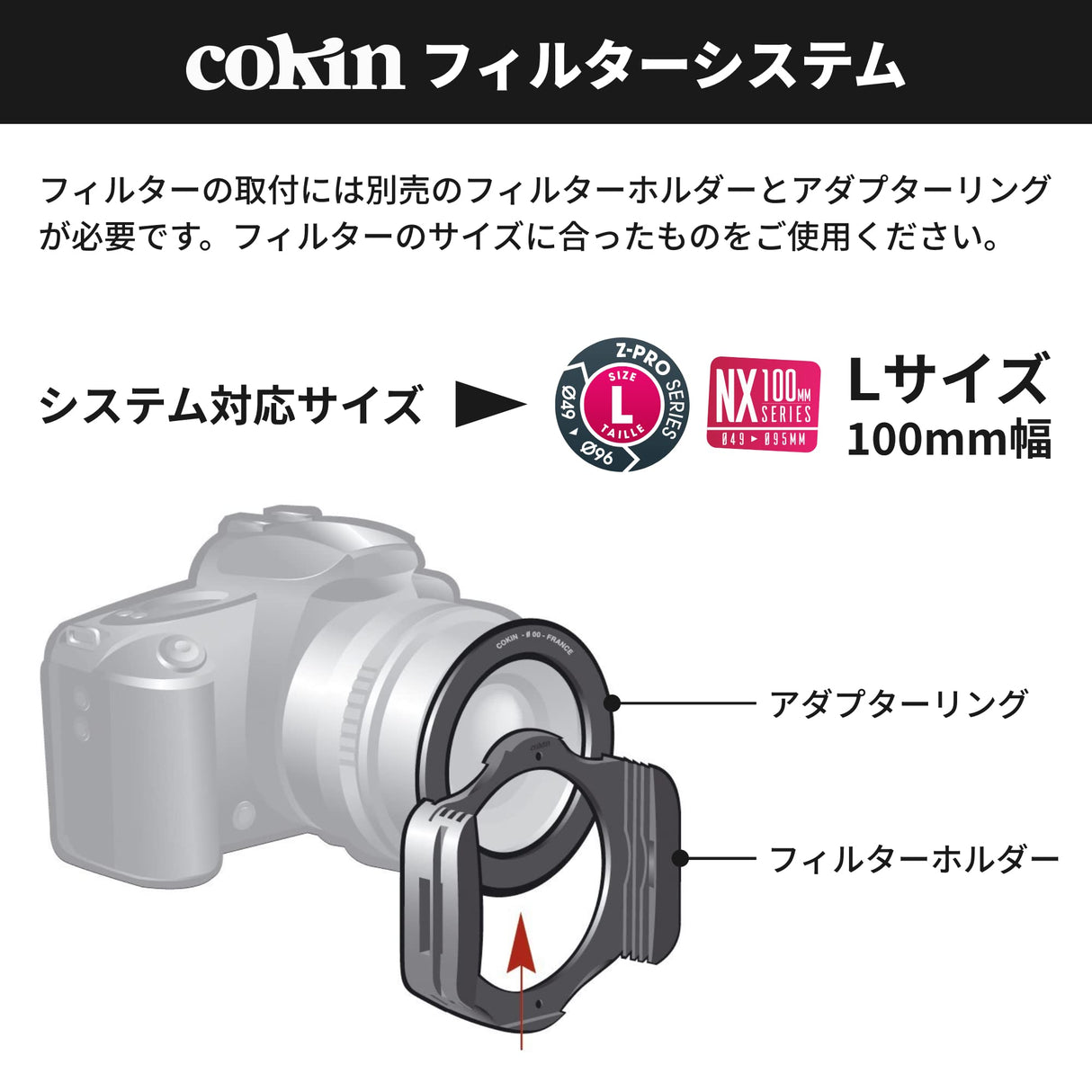COKIN NUANCES Set Graduado Extremo GND8 Inverso + Suave + Duro Filtro Graduado Gris - Cristal Mineral Resistente - L (Serie Z-Pro) 100mm