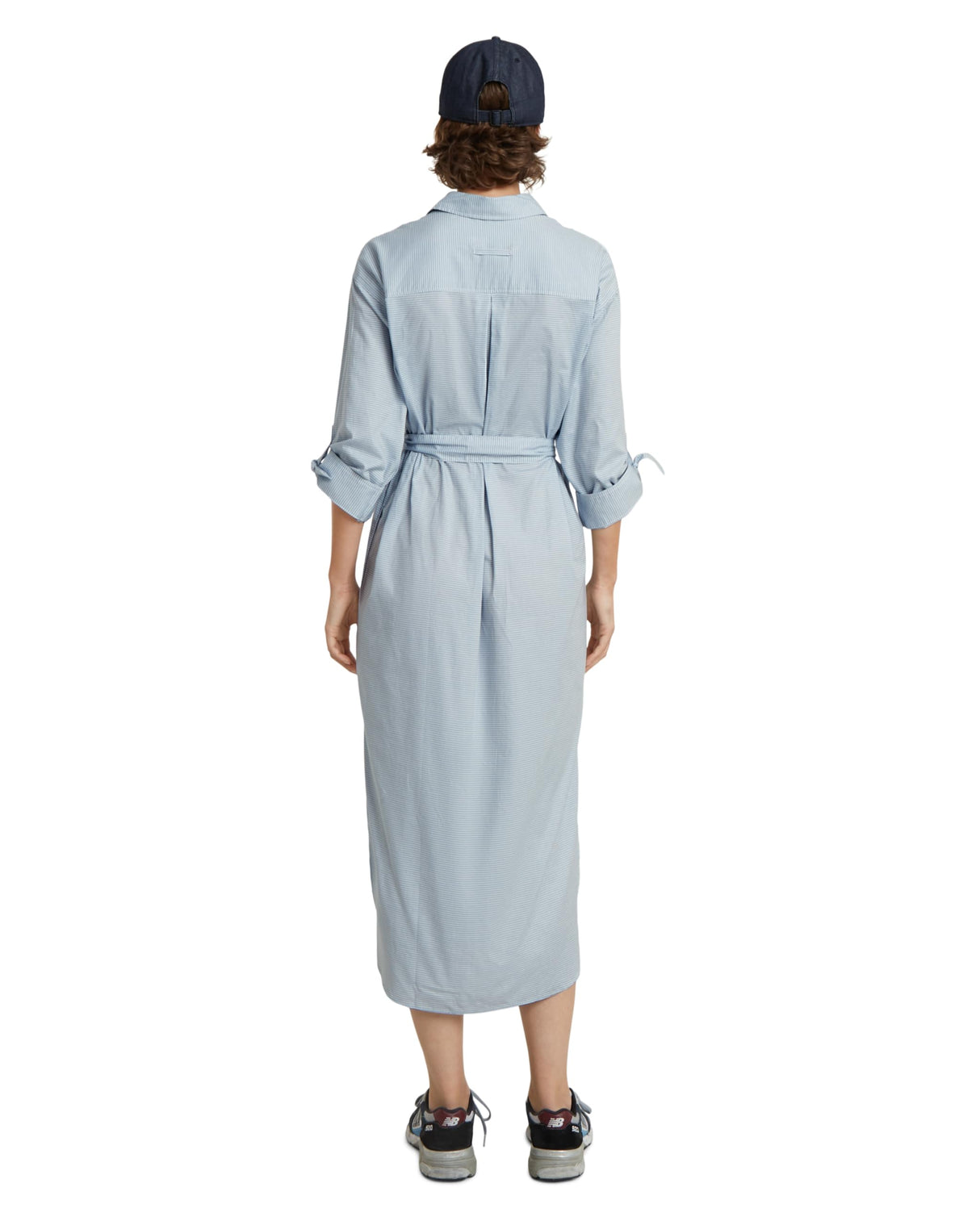 G-Star para Mujer Vestido Long Shirt, Multicolor (dk Wave Pinpoint Stripe D24625-D592-G459), S