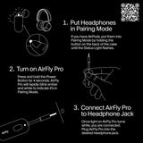 Twelve South AirFly Pro - Transmisor/Receptor de Audio inalámbrico Bluetooth para hasta 2 AirPods/Auriculares inalámbricos; Uso con Cualquier Conector de Audio de 3,5 mm, Color Negro