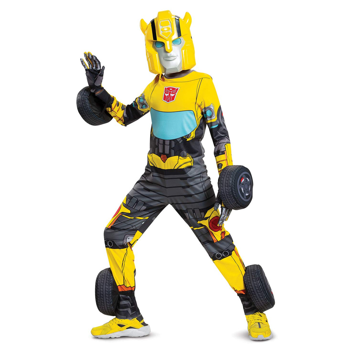 DISGUISE DISK103509L - Disfraz de abejorro de Transformers Converting Transformers, para niño, amarillo, pequeño de 4 a 6 años