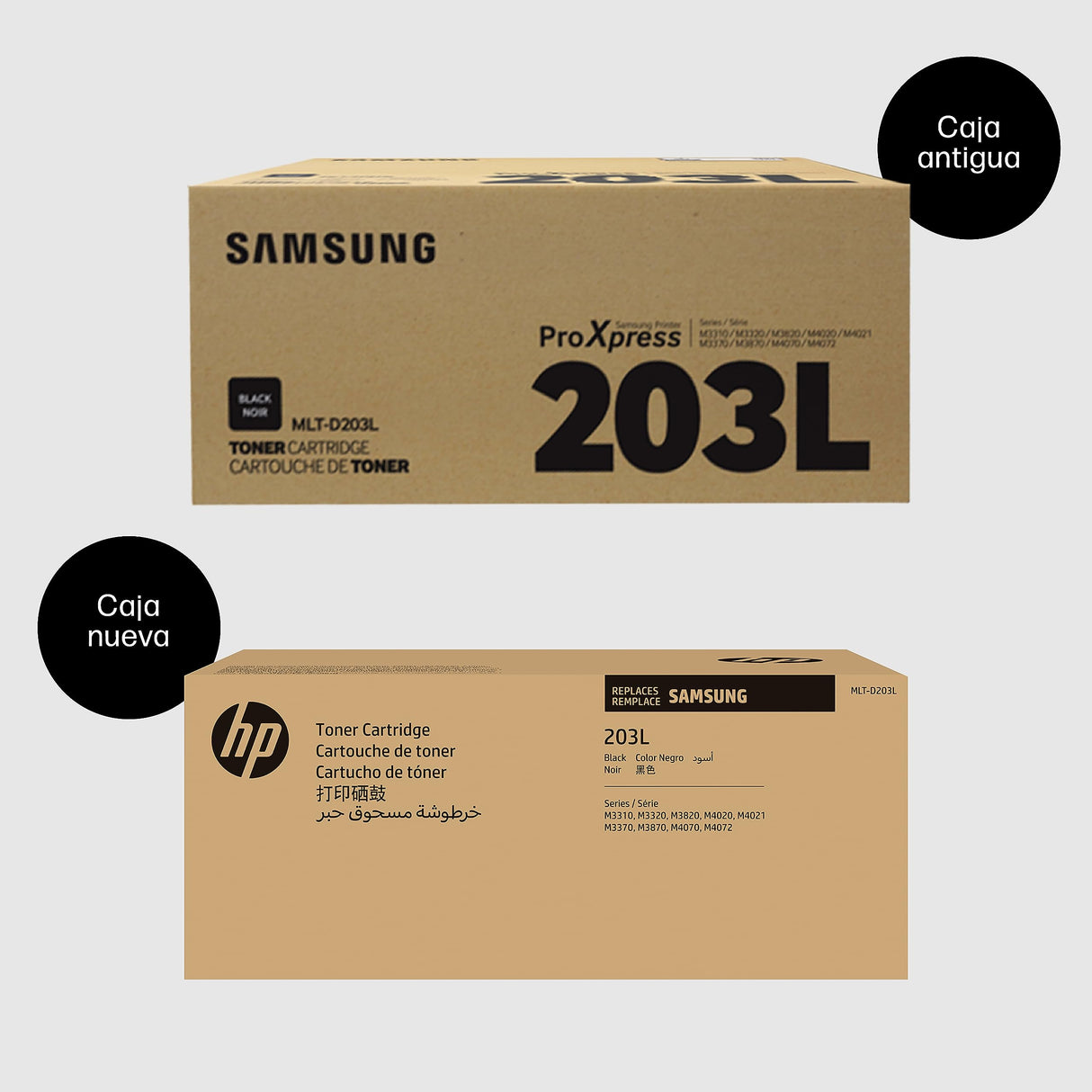 Samsung MLT-D203L, SU897A, Negro, Cartucho Tóner de Alta Capacidad Original, de 5.000 páginas, compatible con impresoras Samsung LaserJet ProXpress Serie M3325, M3820 y M4020