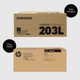 Samsung MLT-D203L, SU897A, Negro, Cartucho Tóner de Alta Capacidad Original, de 5.000 páginas, compatible con impresoras Samsung LaserJet ProXpress Serie M3325, M3820 y M4020