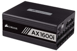 Corsair AX1600i - Fuente de Alimentación Digital Totalmente Modular (1600 W, Certificación 80 Plus Titanium) Negro