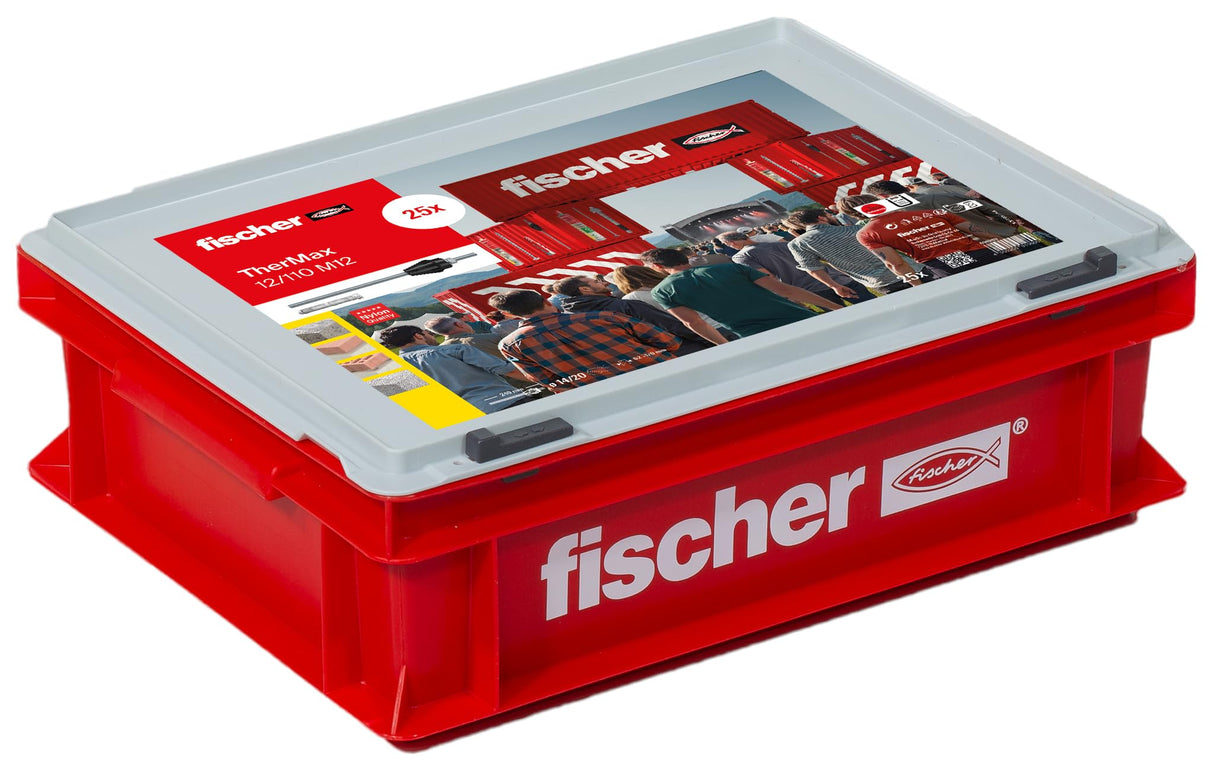 fischer 91969 Artículo de promoción HWK pequeño, Gris, Einzelartikel