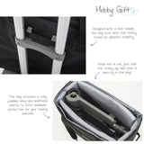Hobby Gift Hobbygift Bolsa de Almacenamiento para máquina de Coser, Tela, Negro, L