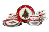 Hutschenreuther Happy Wintertime - Juego de café (18 piezas)