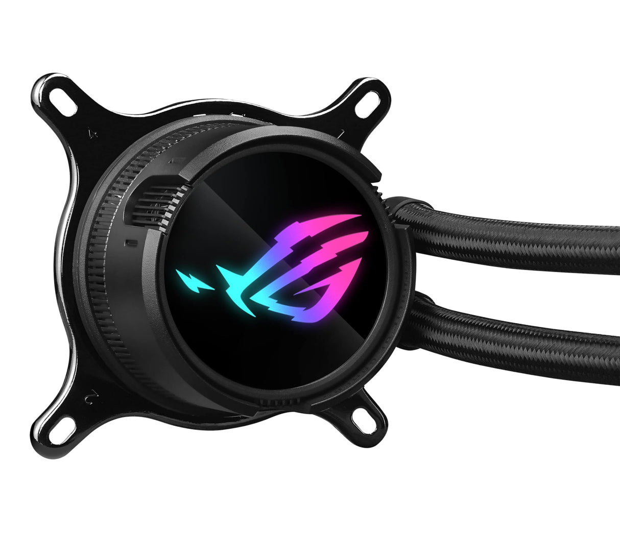 ROG Strix LC III 240 ARGB - Refrigerador líquido AiO con Bloque de Agua Giratorio en 360°, Bomba Gen7 v2 de Asetek, Ventiladores ROG ARGB y más de 10 Efectos de iluminación Aura Personalizados