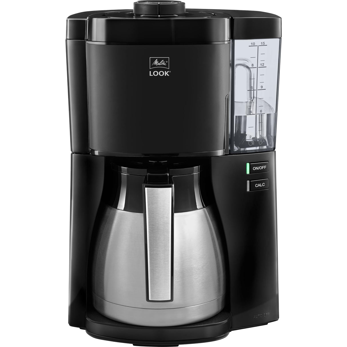 Melitta Cafetera de goteo Look V Therm 1025-12 Depósito Extraíble Selector de Aroma 10 Tazas