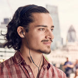 1MORE Triple-Driver HiFi Auriculares In-ear Hi-Res Audio con Cable Integrado de Control Remoto y Micrófono para iPhone y Android Teléfono móviles,E1001 Oro